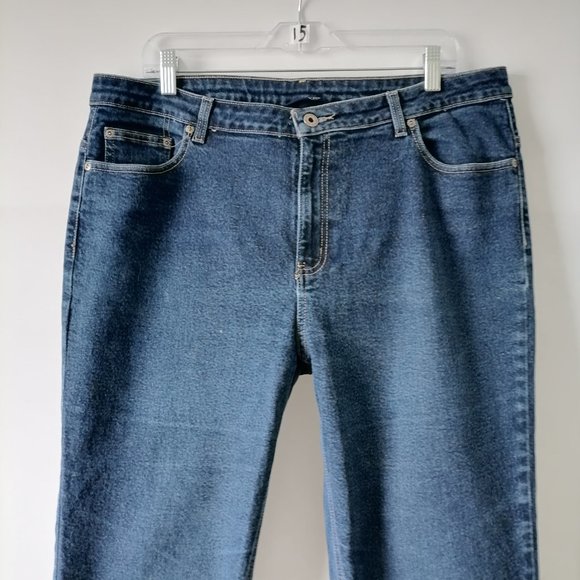 Venezia Jeans Fabian Womens Blue Medium Wash High Rise Denim Capri Jeans Size 20 - Picture 3 of 8